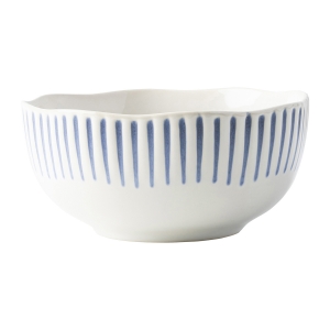 Juliska Sitio Stripe Indigo Cereal/Ice Cream Bowl