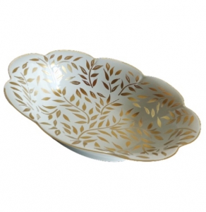 Royal Limoges Olivier Gold Open Vegetable