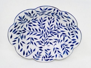 Royal Limoges Olivier Blue Open Vegetable