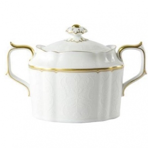 Royal Crown Derby Darley Abbey Pure Gold Sugar Bowl