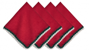 Juliska Isadora Red Napkin - Set/8
