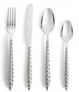 L'Objet Jessica McCormack Shell Stainless 4-Piece Setting