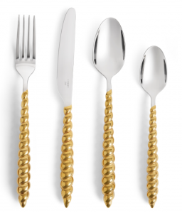 L'Objet Jessica McCormack Shell Gold  4-Piece Setting