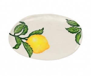 Vietri Limoni Small Oval Platter - 13"