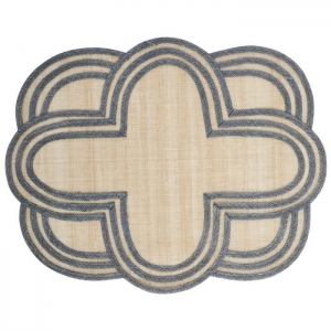 Juliska Scallop Stripe Placemat Set/4 - Chambray