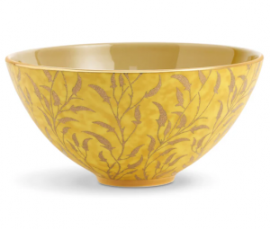 L'Objet Fortuny Orfeo Yellow Medium Bowl - 9"