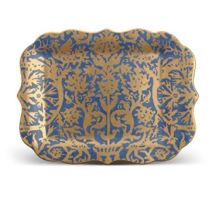 L'Objet Fortuny Rectangular Platter - Pergolesi Blue
