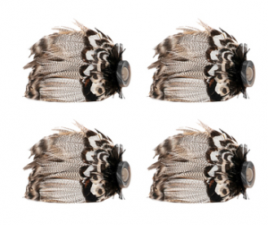 Juliska Feather Napkin Ring - Set/4