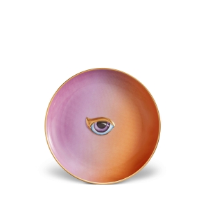 L'Objet Lito-Eye Canape Plate-Purple+Orange