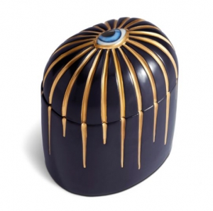 L'Objet Lito Candle Blue+Gold