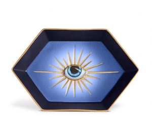 L'Objet Lito Hexagon Tray Blue