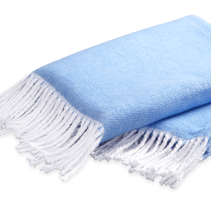 Matouk Pezzo Throw Azure