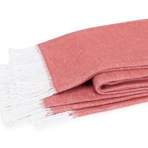 Matouk Pezzo Throw Deep Coral