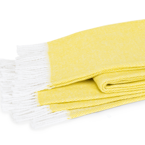 Matouk Pezzo Throw Lemon