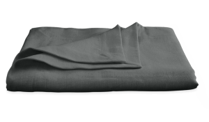 Matouk Chamant Tablecloth Charcoal - 90" Round