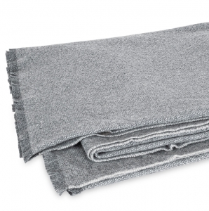 Matouk Agnes Throw - Smoke Grey