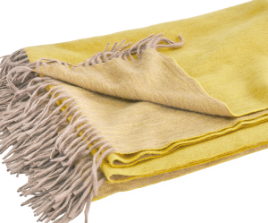 Matouk Paley Throw Yellow/Natural
