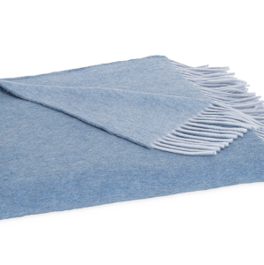 Matouk Paley Throw Hazy Blue/Sky