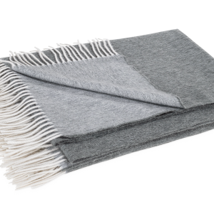 Matouk Paley Throw Heather/Charcoal