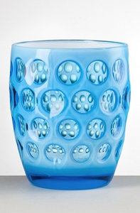 Mario Luca Giusti Lente Tumbler Turquoise/White - Set 6