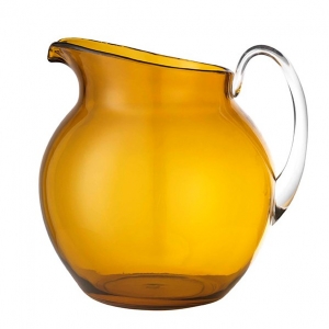 Mario Luca Giusti Palla Transparente Pitcher Amber