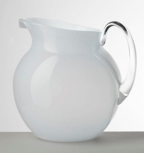 Mario Luca Giusti Palla Transperente Pitcher White