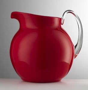 Mario Luca Giusti Palla Smalto Pitcher Red