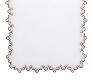 Matouk Wave Table Runner Chestnut -16" x 108"
