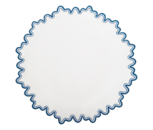 Matouk Wave Circle Placemat Aquarius - Set of 4