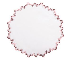 Matouk Wave Circle Placemat Paradise - Set of 4