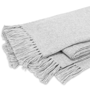 Matouk Lanza Throw Silver