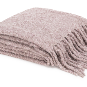 Matouk Poncho Throw Deep Lilac