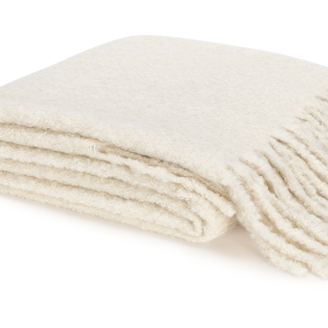 Matouk Poncho Throw Parchment