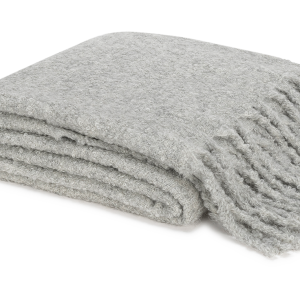 Matouk Poncho Throw Silver