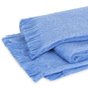 Matouk Bruno Throw Azure