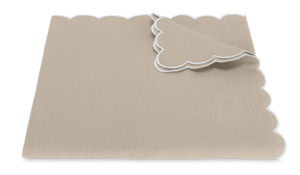 Matouk Dakota Table Runner Oat/White - 16 x 108