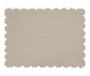 Matouk Dakota Placemat Oat/White - Set of 4
