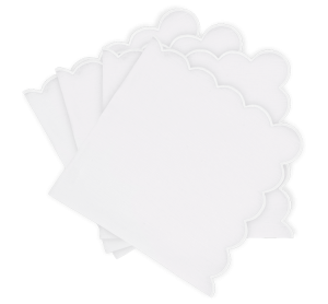 Matouk Dakota Napkin White/White - 22" Square - Set of 4