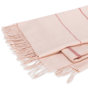 Matouk Amelia Stripe Throw - Slipper