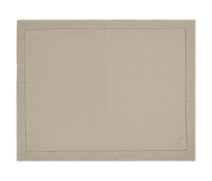 Matouk Valentina Hemstitch Placemat Oat - Set 4