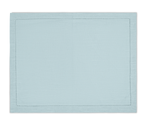 Matouk Valentina Hemstitch Placemat Sky - Set 4