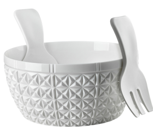 Mario Luca Giusti Churchill Salad Set - White
