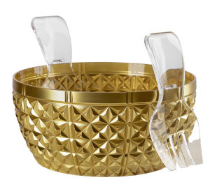 Mario Luca Giusti Churchill Salad Bowl Set - Gold