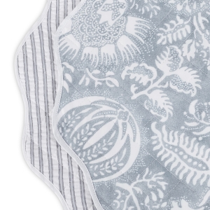 Matouk Reversible Quilted Placemat Granada Hazy / Matteo Sea - Set of 4
