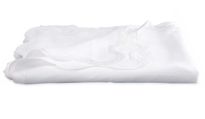 Matouk Mirasol White Matouk Mirasol Tablecloth White - 70 x 162