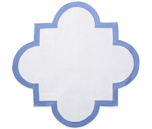 Matouk Mirasol Placemat Azure - 18" Square - Set of 4