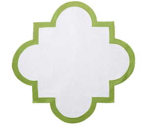Matouk Mirasol Placemat Grass - 18" Square - Set of 4