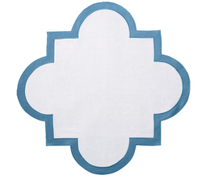 Matouk Mirasol Placemat Sea - 18" Square - Set of 4