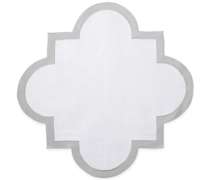 Matouk Mirasol  Silver Matouk Mirasol Placemat Silver - 18" Square - Set of 4