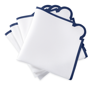 Matouk Mirasol Napkin Navy - 22" Square - Set 4